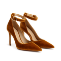 Amber Velvet Heels - Marrence Shoes