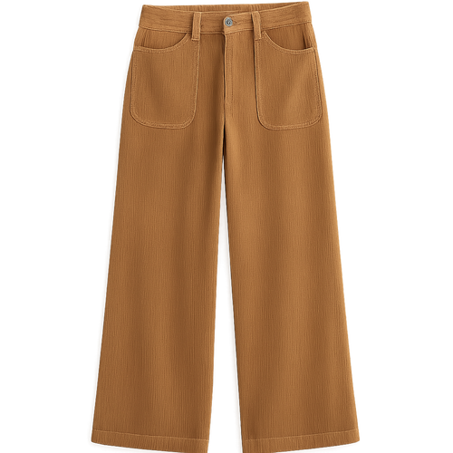 Corduroy Wide-Leg - Marrence Pants