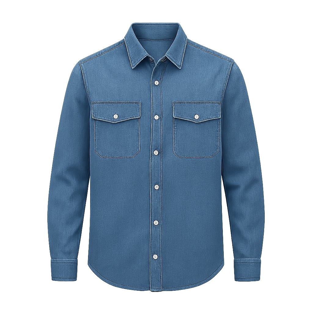 Denim Worker Shirt - Marrence Shirts