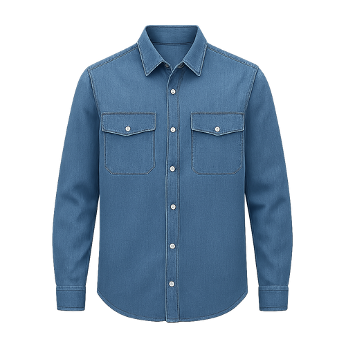 Denim Worker Shirt - Marrence Shirts