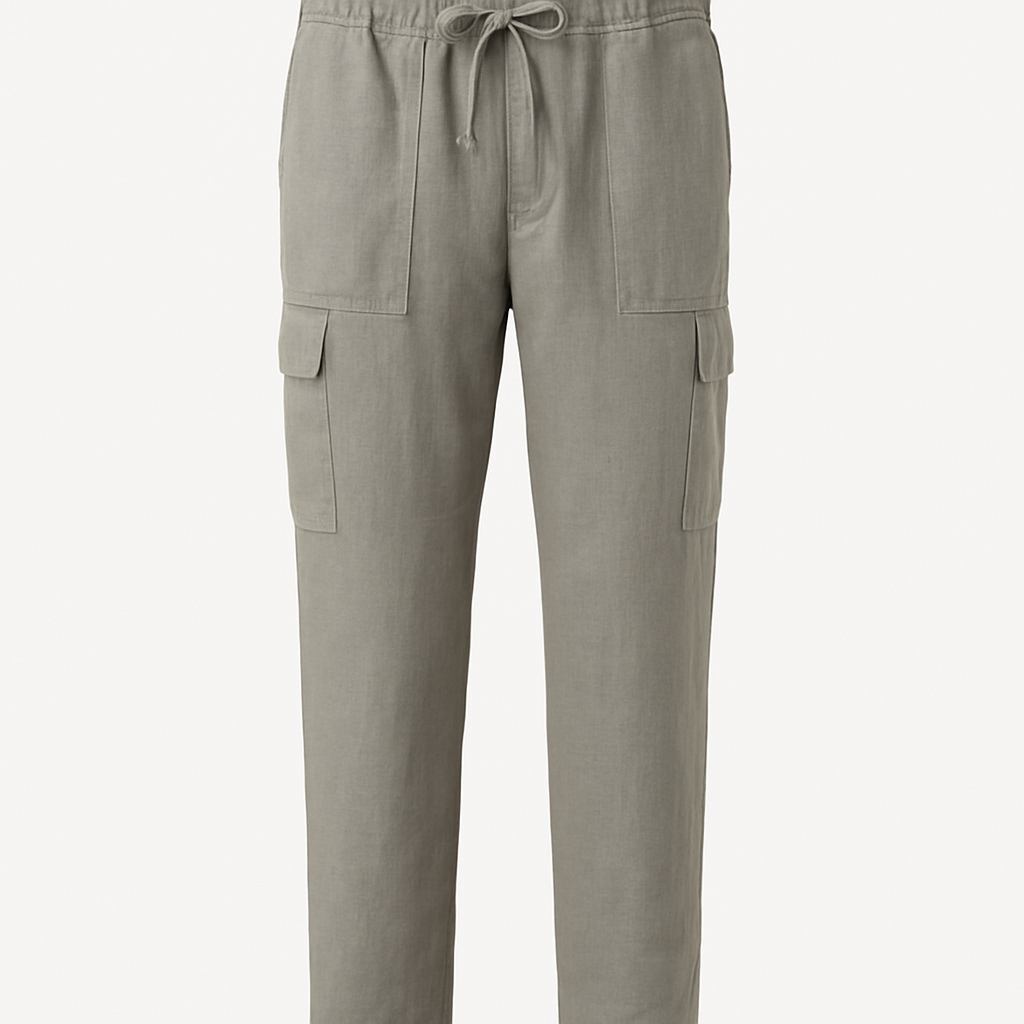 Linen Cargo Pants - Marrence Pants